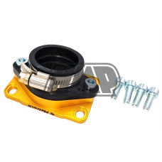 Falange carburador MINARELLI AM5 AM6 / DERBI EURO 2 / EURO 3 / EURO 4 / CASAL 6 / PUCH CONDOR 34 mm / 35 mm / DOURADO - METRAKIT